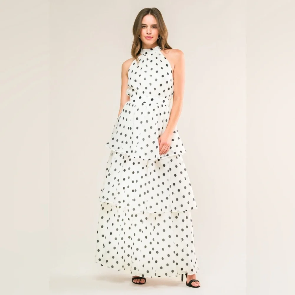 Flying Tomato Along The Shoreline Woven Maxi Dress - Picture 1 of 9